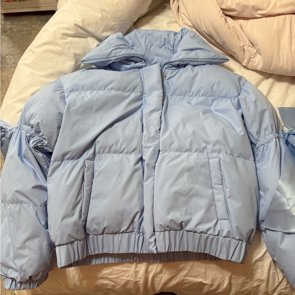 Bow Puffer Jacket